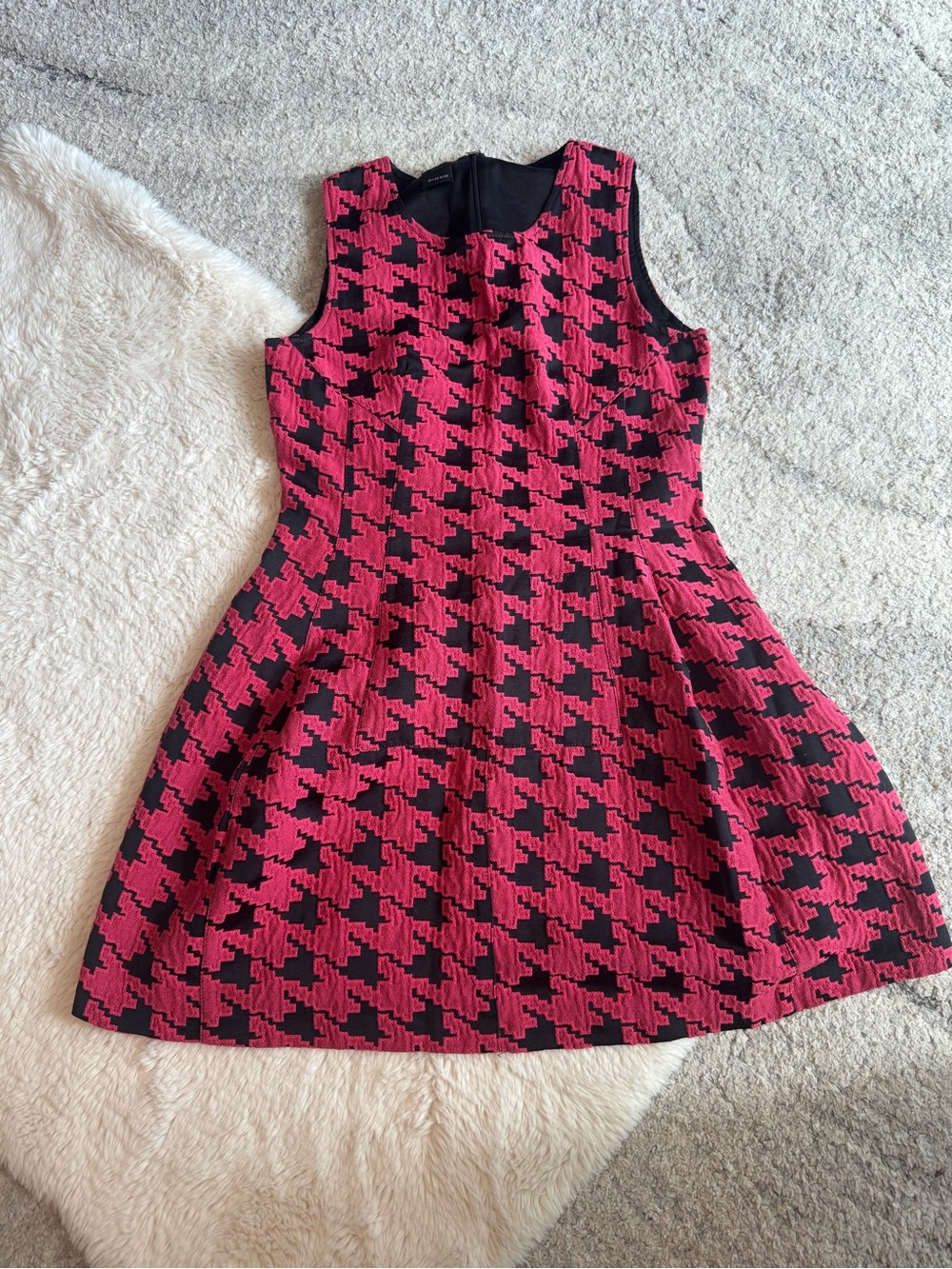 Pinko Pink and Black Mini Dress